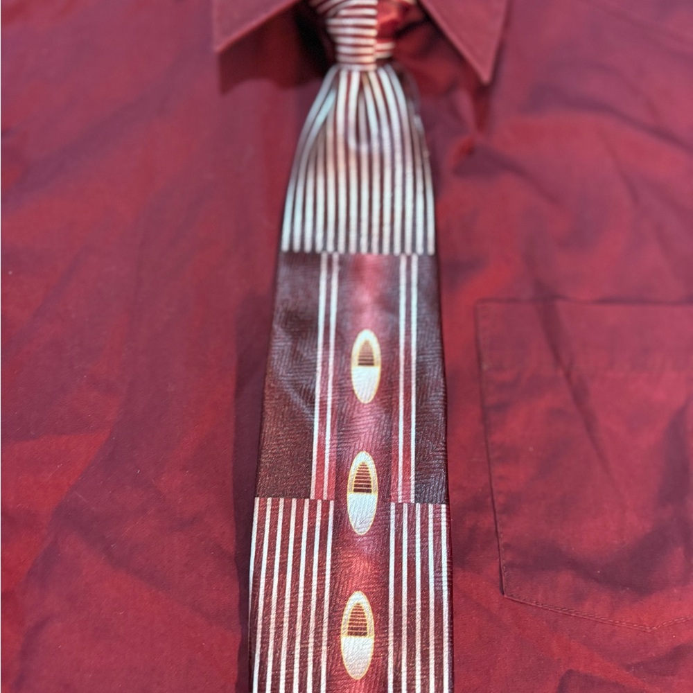 George Boy’s Deep Red Dress Shirt - Picture 2 of 4